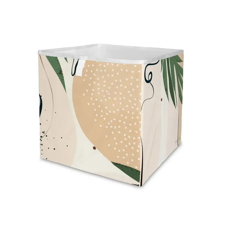 Beżowe pudełko z mikrowłókna Butter Kings Abstract Dark, 32 l Bonami Oferta czasowa