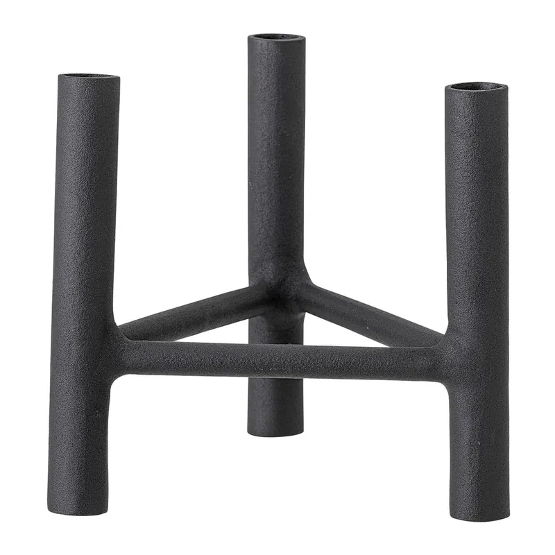 Czarny aluminiowy świecznik Bloomingville Deeb, wys. 20 cm Bonami Tylko dziś