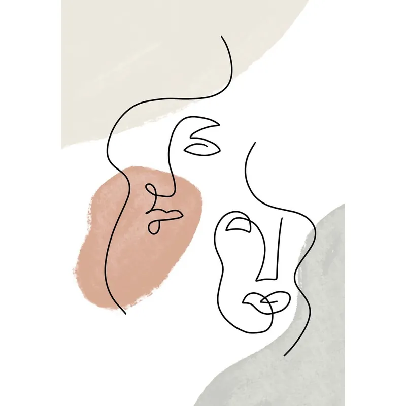 Szybka dostawa Plakat 29x41 cm Two Faces – Veronika Boulová Bonami
