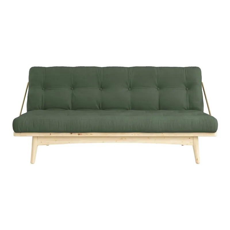 Sofa rozkładana Karup Folk Clear/Olive Green Bonami Hit sprzedaży