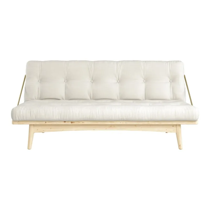 Taniej Sofa rozkładana Karup Folk Clear/Natural Bonami