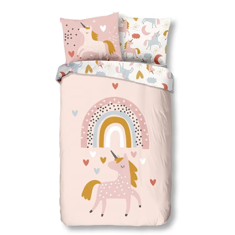 Promocja Dziecięca pościel bawełniana Good Morning Unicorn, 140x220 cm Bonami
