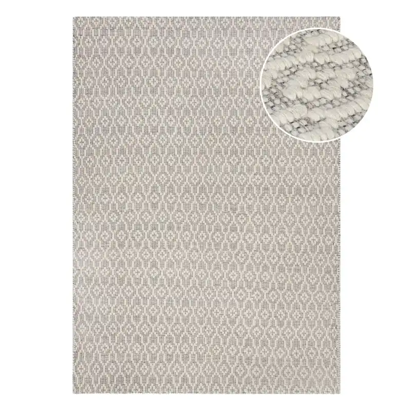 Nowość Szaro-beżowy dywan wełniany Flair Rugs Dream, 120x170 cm Bonami