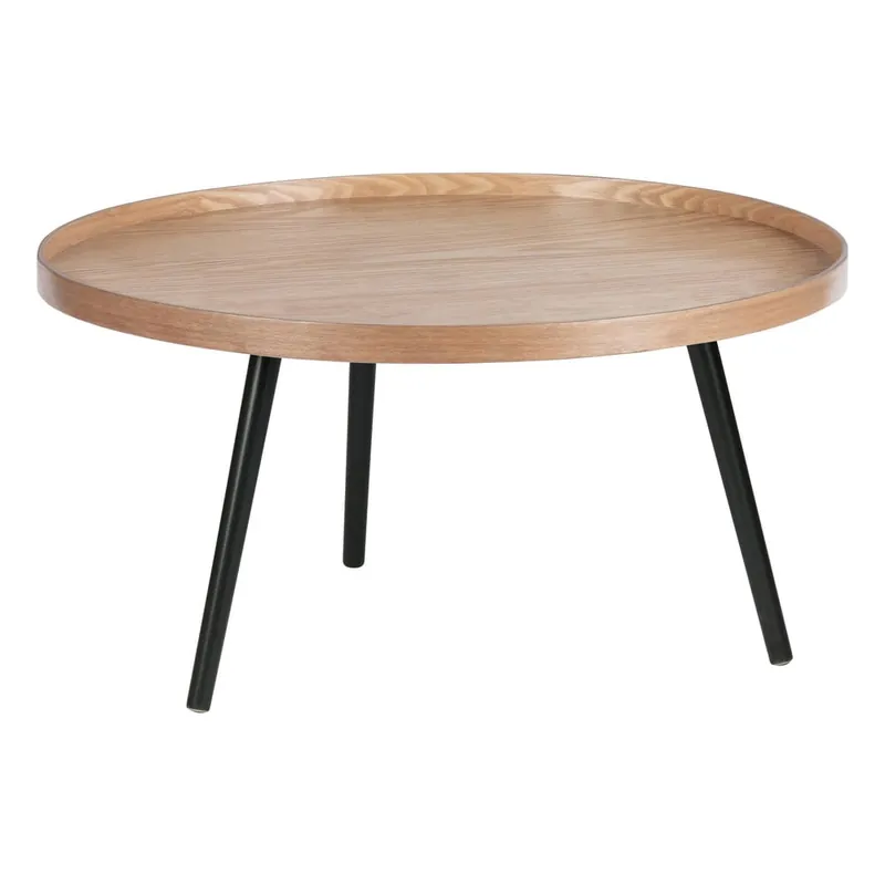 Beżowo-czarny stolik WOOOD Mesa, ø 78 cm Bonami Kup online
