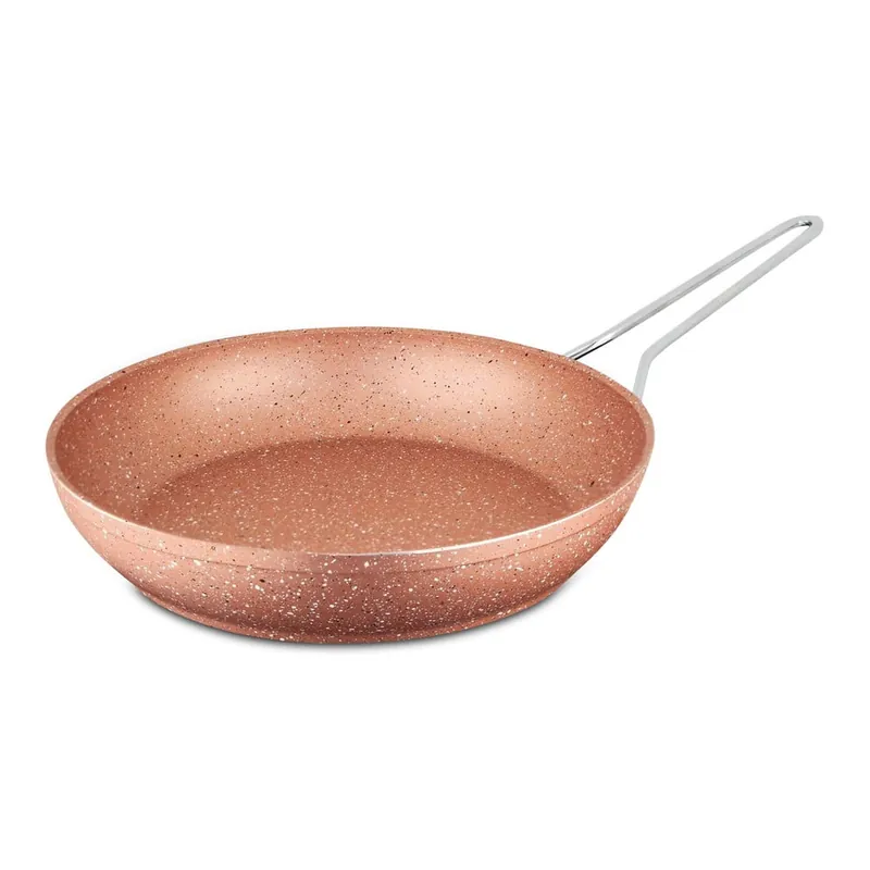 Niska cena Różowa aluminiowa patelnia Güral Porselen Classic, ø 28 cm Bonami