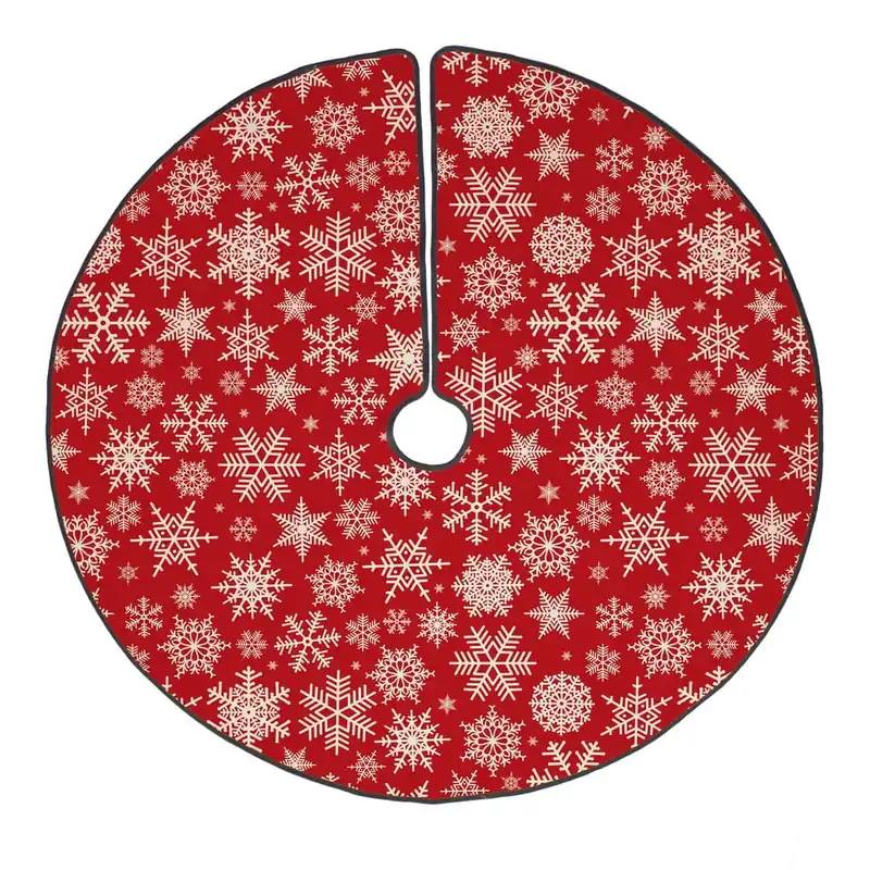 Bawełniany dywan pod choinkę Butter Kings Freezy Snowflakes, ø 130 cm Bonami Kup teraz