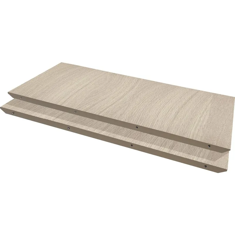 Dodatkowe blaty w dekorze dębu do stołu 2 szt. 48x100 cm Mezza – Hammel Furniture Bonami Szybka wysyłka