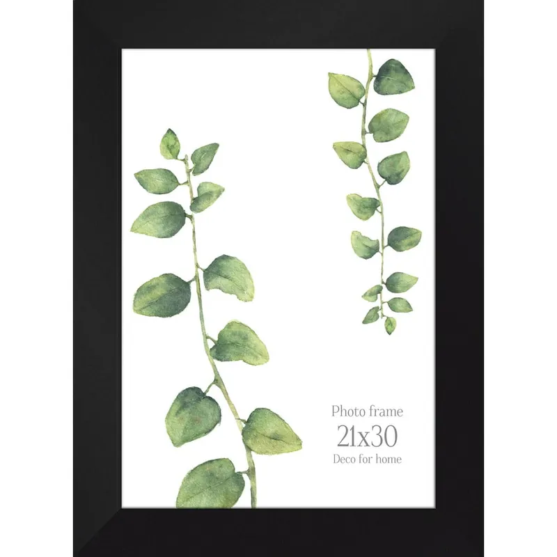 Czarna ramka ścienna Styler Narvik, 27x36 cm Bonami Popularny