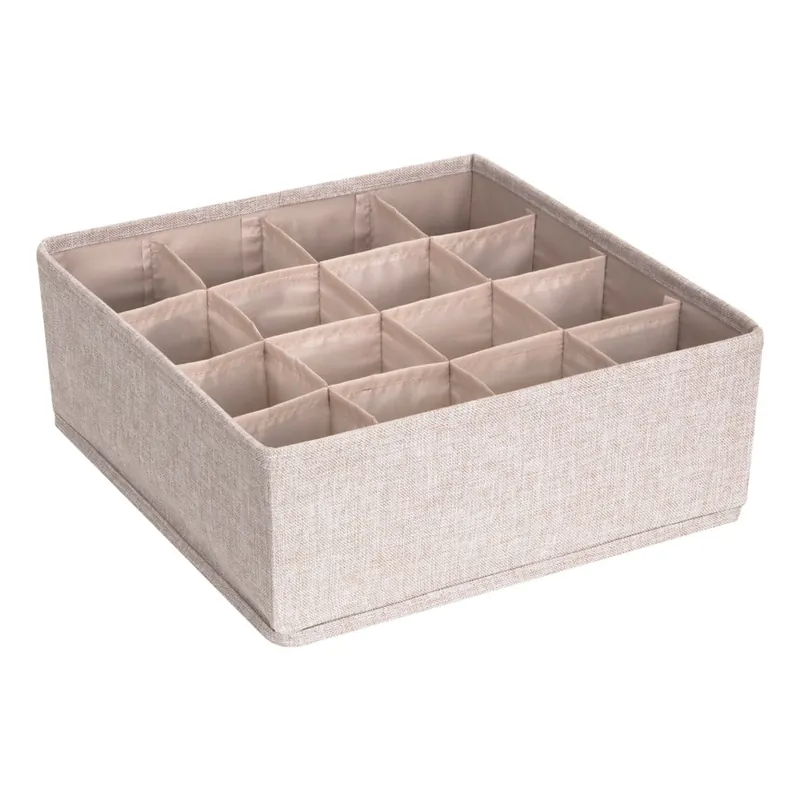 Beżowy organizer do szuflady z 16 przegródkami Bigso Box of Sweden Drawer Bonami Bestseller