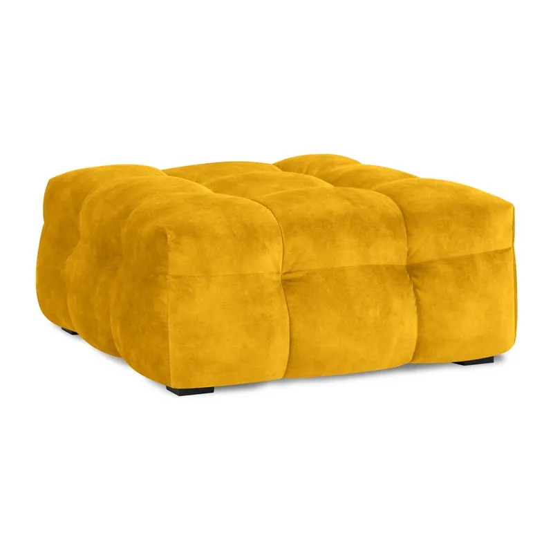 Bestseller Żółty aksamitny puf Windsor & Co Sofas Vesta Bonami