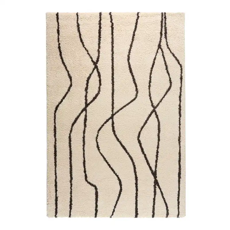 Biało-czarny dywan 120x180 cm Routa – Universal Bonami Wybór klientów