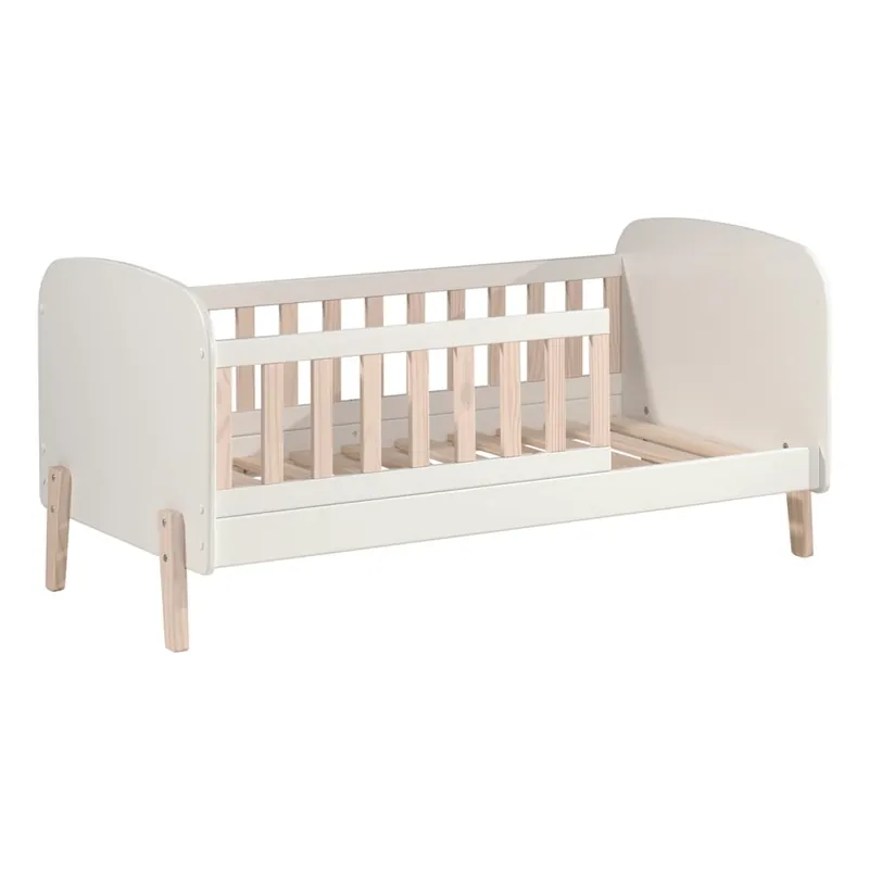 Ograniczona ilość Białe łóżko dziecięce Vipack Toddler, 70x140 cm Bonami