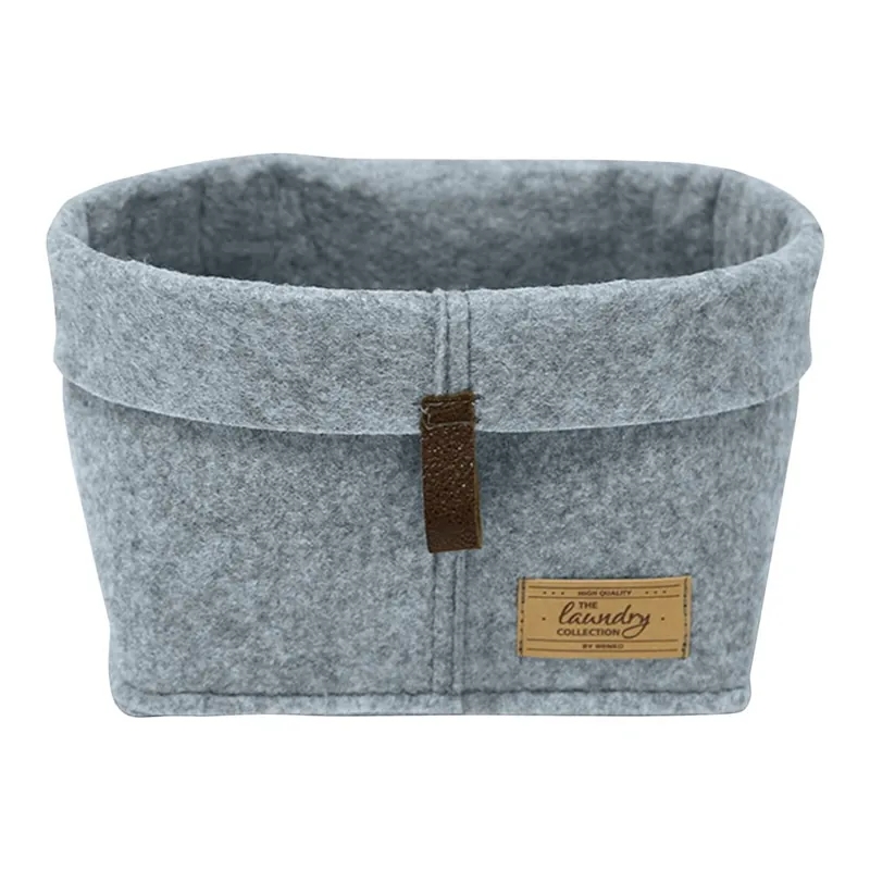 Nie przegap Szary tekstylny organizer Wenko Felt, 24x16 cm Bonami