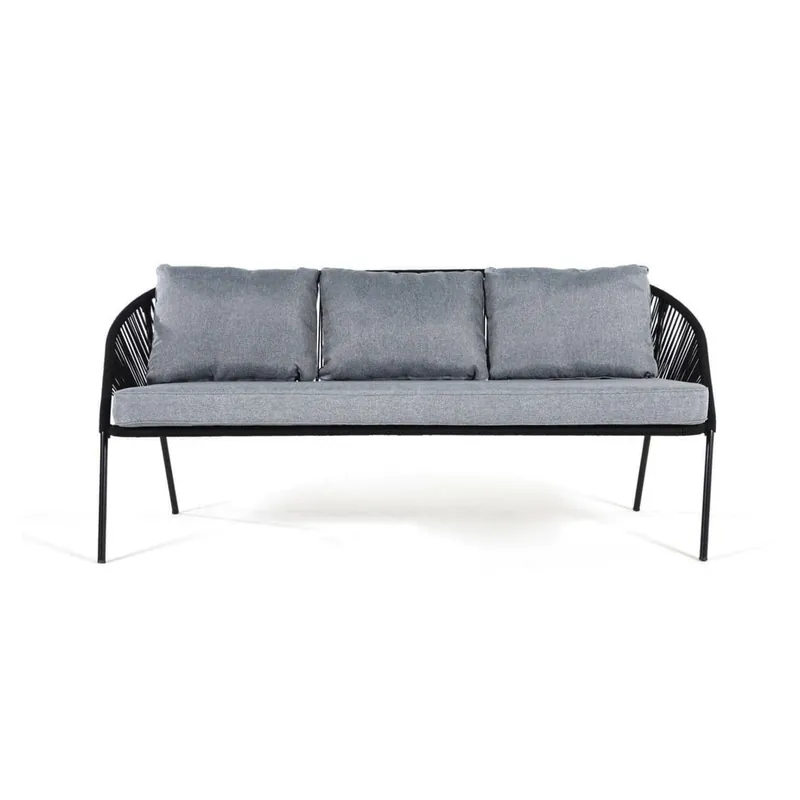 Czarna 3-osobowa sofa ogrodowa Bonami Selection North Bonami Hit cenowy