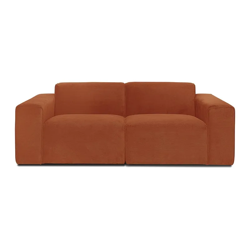 Pomarańczowa sztruksowa sofa modułowa Scandic Sting Bonami Niska cena