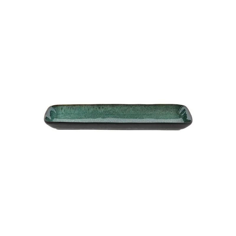 Ceramiczna taca do serwowania 14x38 cm Gastro Green/Black – Bitz Bonami Tani