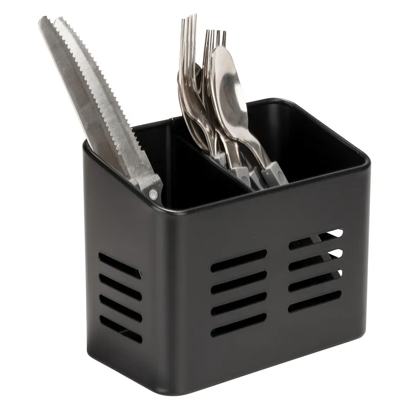Rabat Czarny stojak na sztućce Wenko Black Outdoor Kitchen Baco Bonami