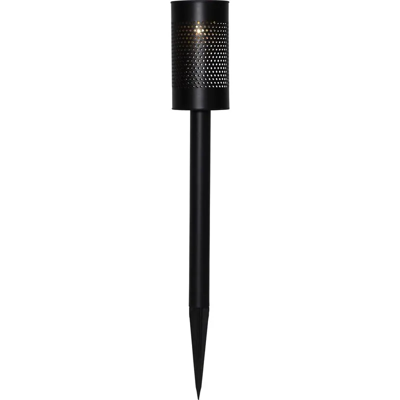 Czarne oświetlenie solarne LED ze stali nierdzewnej Star Trading Blace, wys. 46 cm Bonami Kup online
