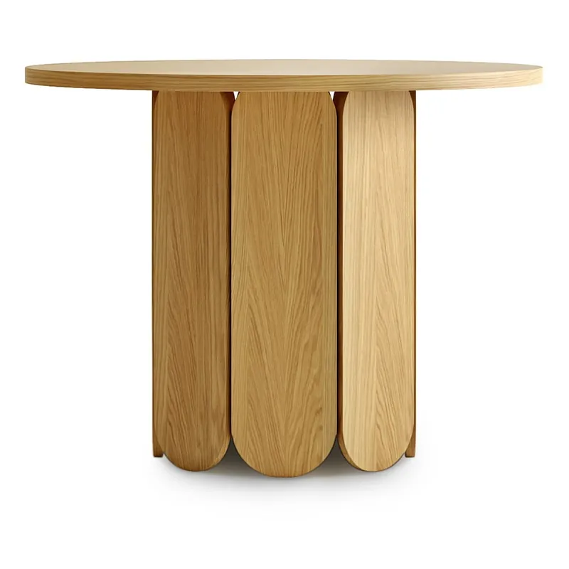 Stół w dekorze dębu Woodman Soft, ø 98 cm Bonami Taniej