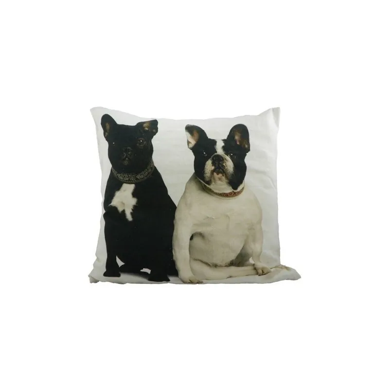 Super okazja Poduszka French Bulldogs 50x50 cm Bonami
