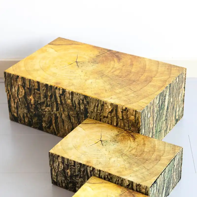 Pudełko Woodblock, 48x20 cm Bonami Oferta