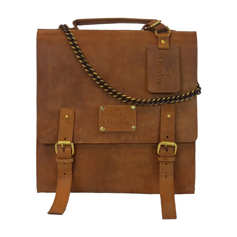 Ekspresowa dostawa Skórzana torba vintage Frankie Fierce, camel Bonami