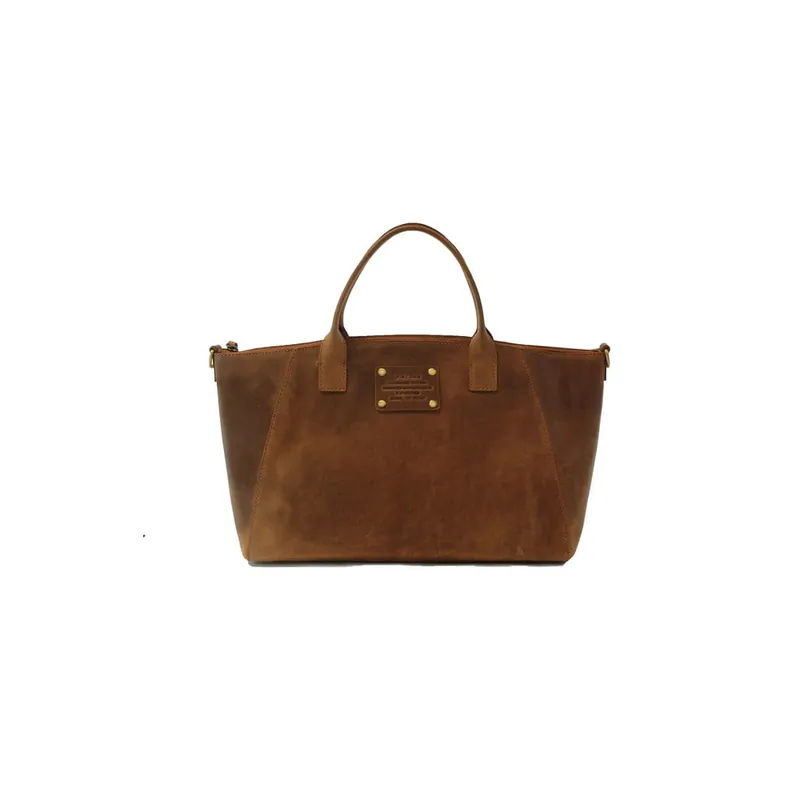 Brązowa torebka skórzana O My Bag Fly Violet Midi Bonami Rabat