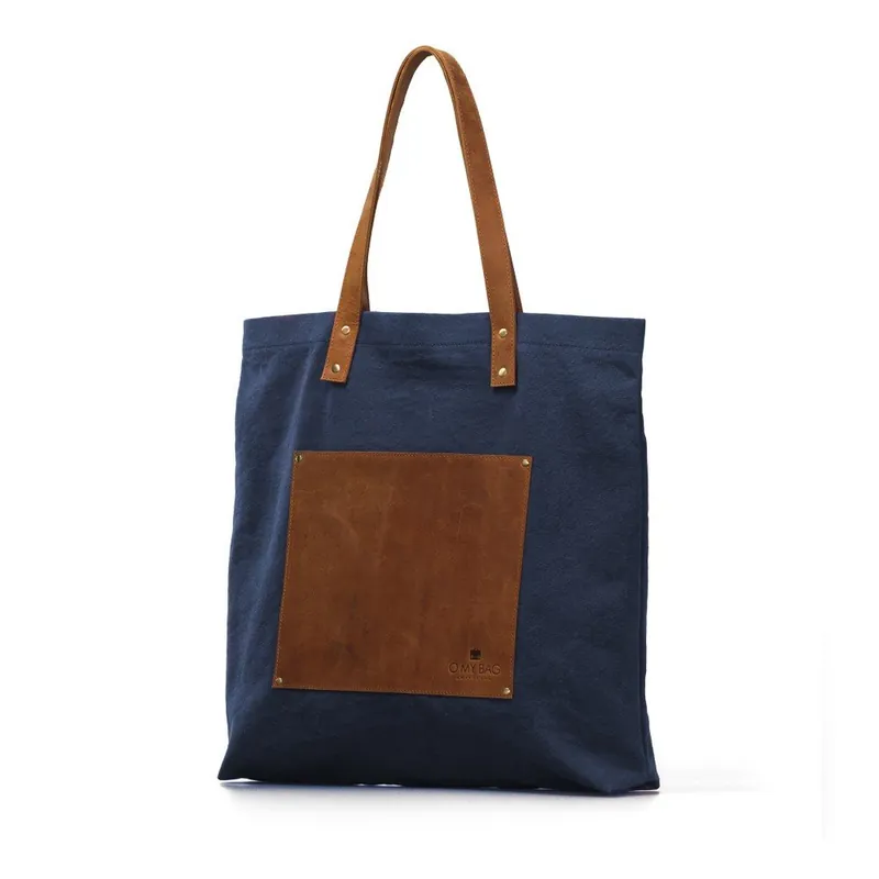 Do wyczerpania zapasów Duża torba skórzana vintage O My Bag Lou‘s Camel Bonami