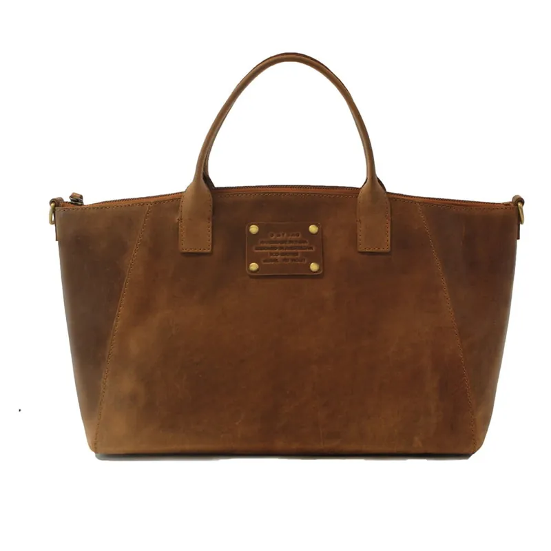 Brązowa torebka skórzana O My Bag Fly Violet Maxi Bonami Bestseller
