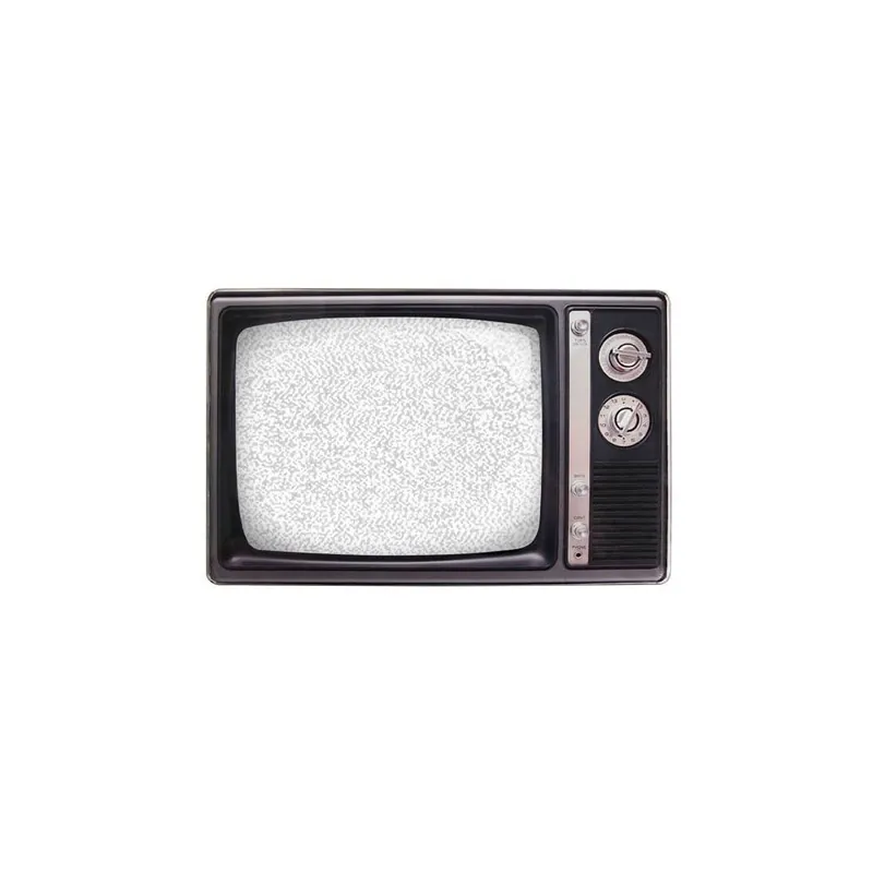 Premium Ramka na zdjęcie Retro TV, czarna Bonami