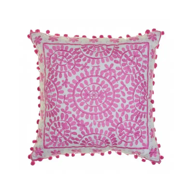 Wyszywana poduszka Bombay Duck Souk Pink, 40x40 cm Bonami Sprawdź teraz