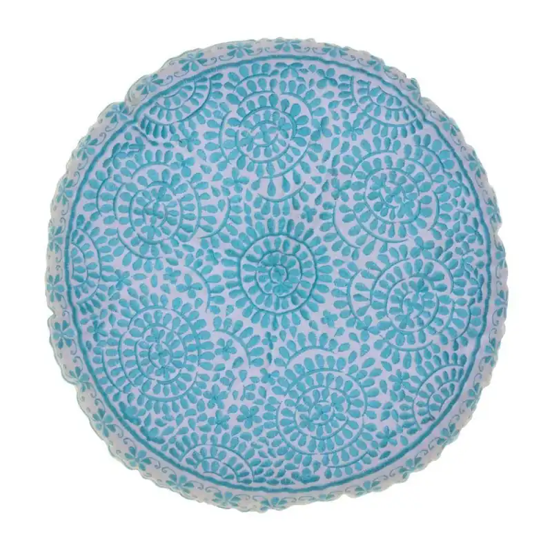 Oferta czasowa Wyszywana poduszka Bombay Duck Souk Turquoise, 40x40 cm Bonami