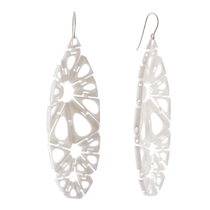 Cena promocyjna Kolczyki Smooth Kinematics 18E White Bonami