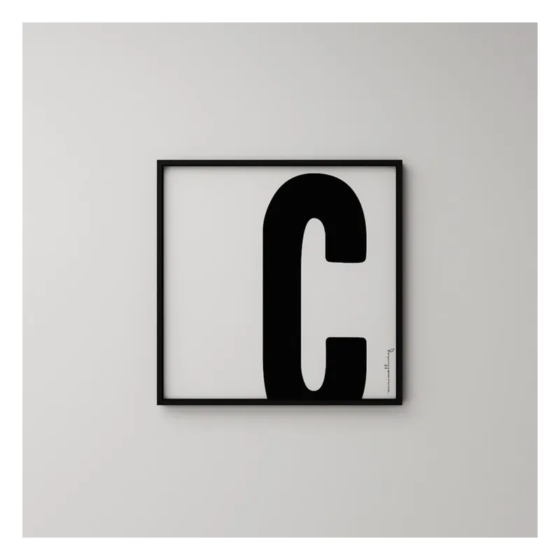 Plakat Litera C, 50x50 cm Bonami Najlepsza cena