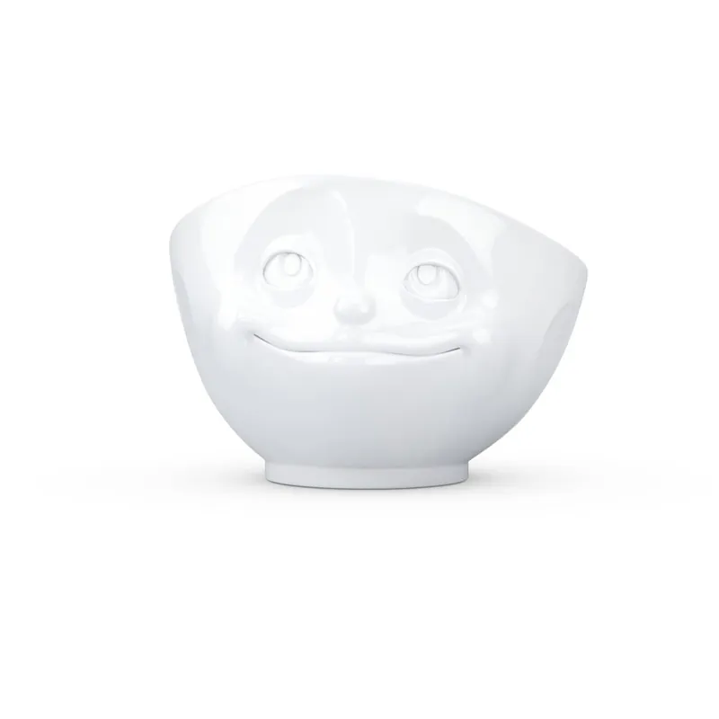 Szybka wysyłka Biała porcelanowa zakochana miska 58products Bonami
