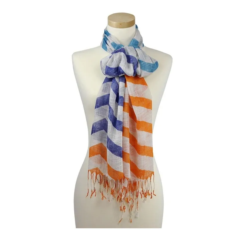 Popularny Chusta Marine Blue/Orange Bonami