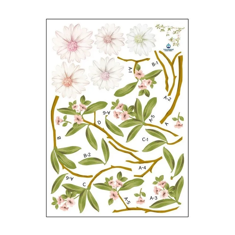 Kup teraz Zestaw naklejek Ambiance Flowering Magnolia Bonami
