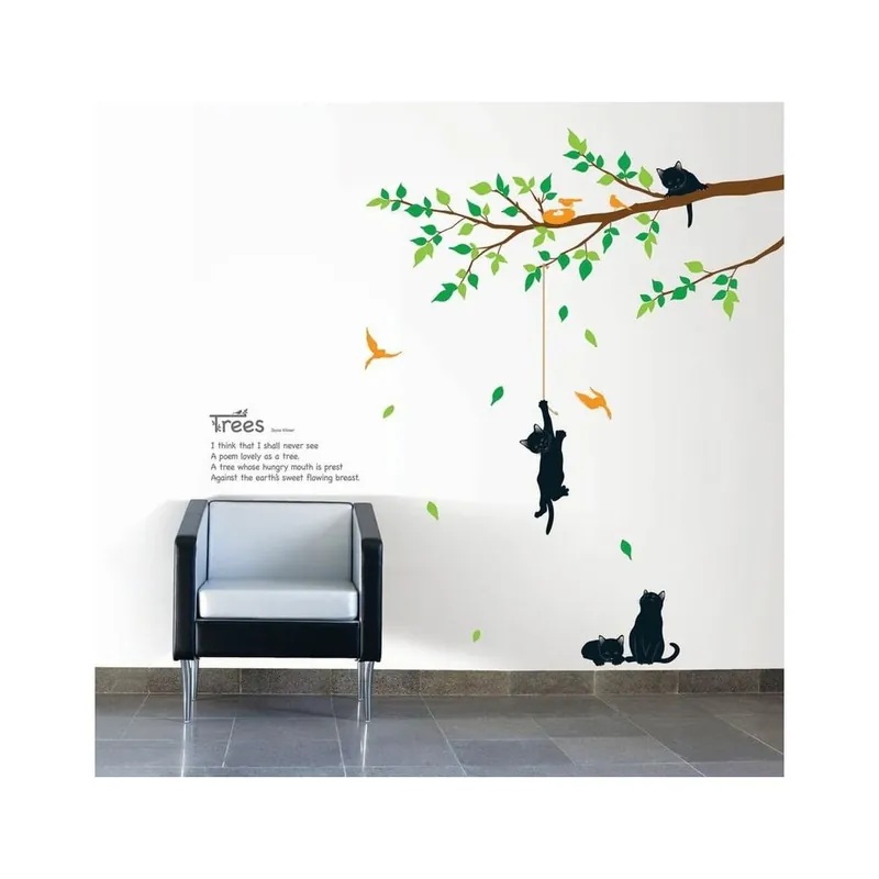 Wybór klientów Zestaw naklejek Ambiance Tree And Cat Bonami