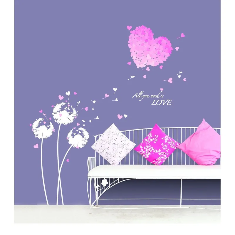 Okazja Naklejka Ambiance Pink Hearts Bonami