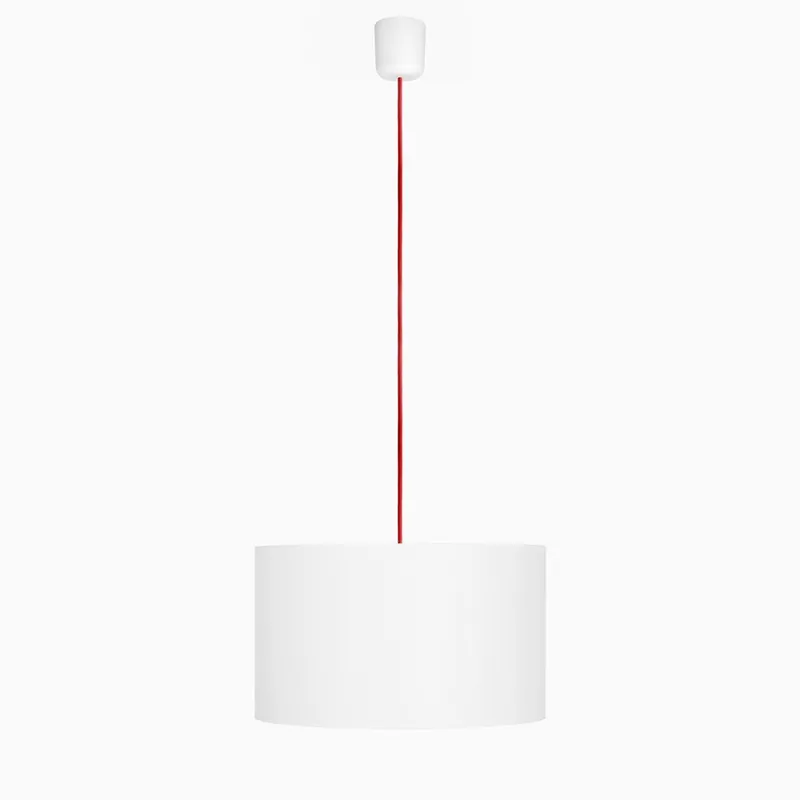Lampa wisząca Tres L, czerwona/biała Bonami Tylko dziś