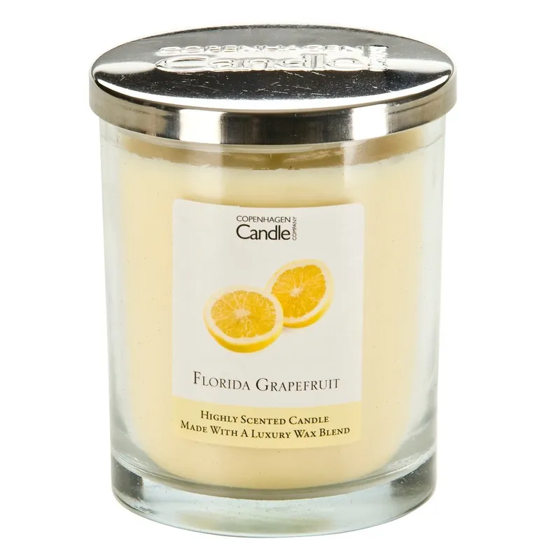 Dostępne od ręki Świeczka o zapachu grejpfrutu Copenhagen Candles, czas palenia 40 godz. Bonami