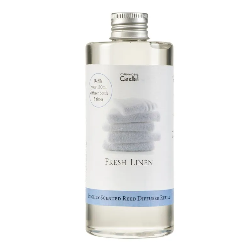 Dostępne od ręki Zapas do dyfuzora Copenhagen Candles Fresh Linen, 300 ml Bonami