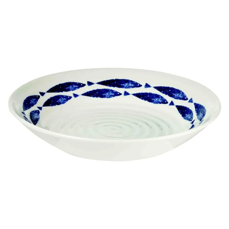 Zniżka Głęboki talerz Fishie White, 20 cm Bonami