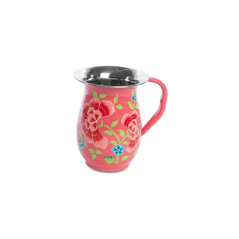 Bezpieczne zakupy Dzbanek Franjipani Floral Jug, różowy Bonami