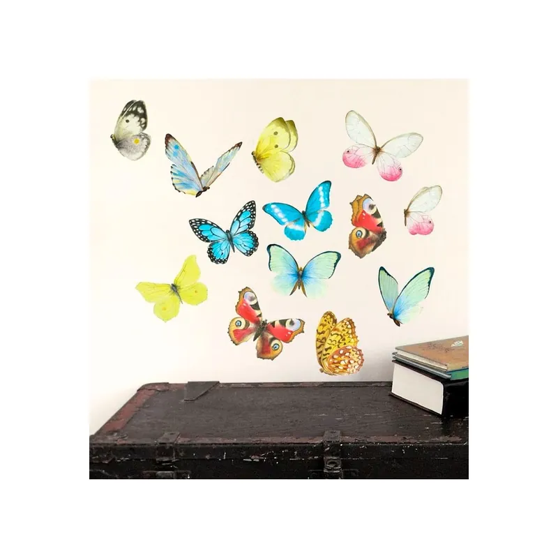 Naklejka wielokrotnego użytku Watercolor Butterflies, 40x30 cm Bonami Najlepsza cena
