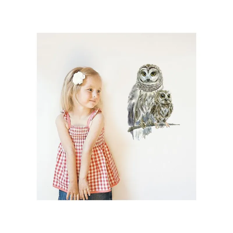 Naklejka wielokrotnego użytku Woodland Owls, 30x21 cm Bonami Ograniczona ilość