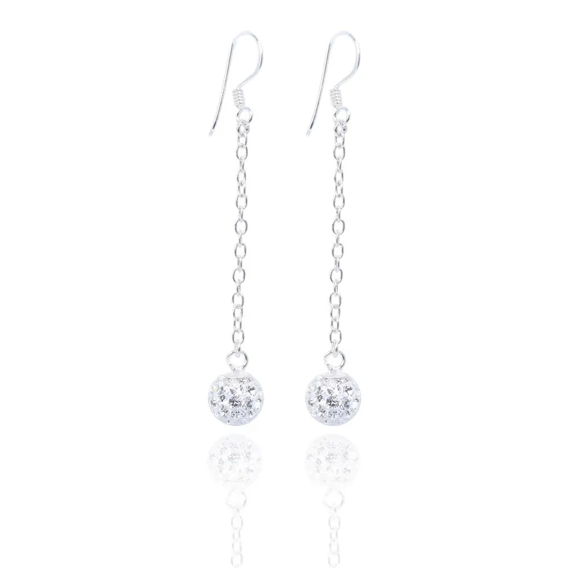 Premium Wiszące kolczyki Crystal, 8 mm Bonami