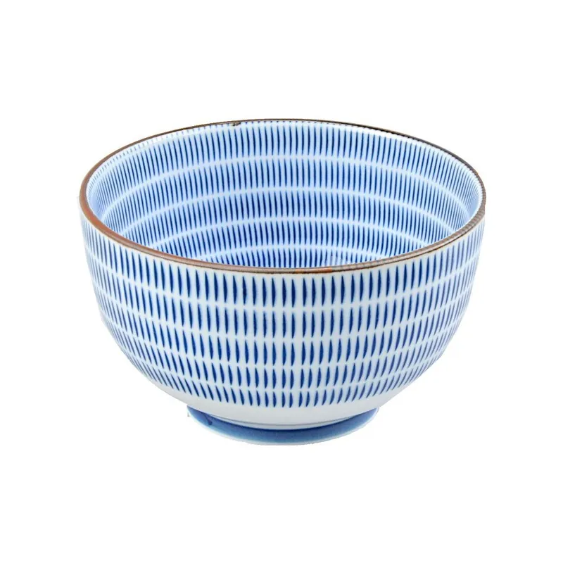 Darmowy zwrot Porcelanowa miska Blue Stripes, 12.8 cm Bonami