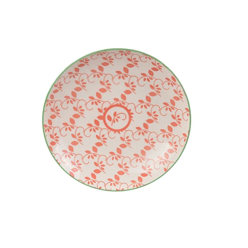 Talerz porcelanowy Animal Colored Green/Red, 25.7 cm Bonami Nie przegap