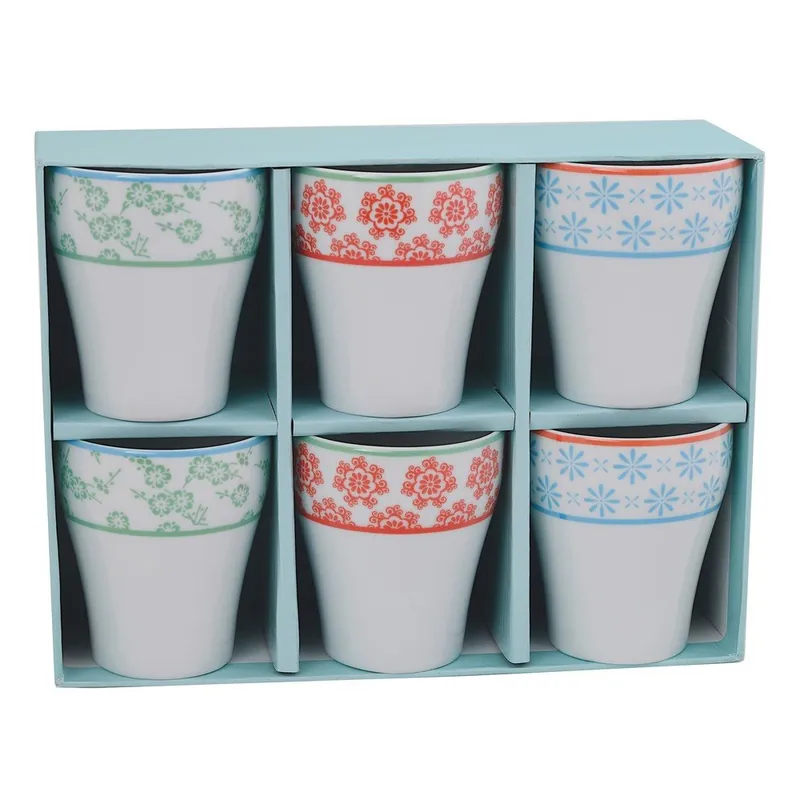 Zestaw 6 porcelanowych filiżanek Animal Colored Bonami Hit sprzedaży